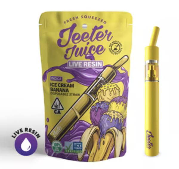 Buy Ice Cream Banana Jeeter Juice Live Resin Straw Online