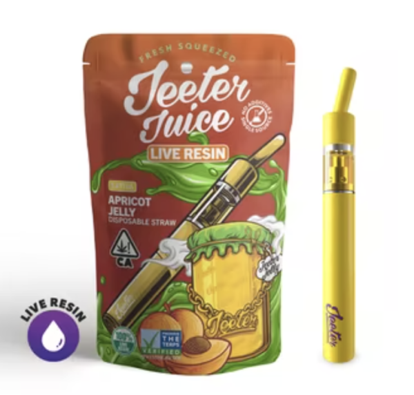 Buy Apricot Jelly Jeeter Juice Live Resin Disposable Straw