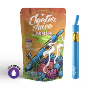 Buy Sour Berry Jeeter Juice Live Resin Disposable Straw