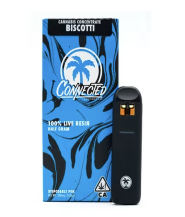 Buy Biscotti 100% Live Resin Disposable by Connected Online